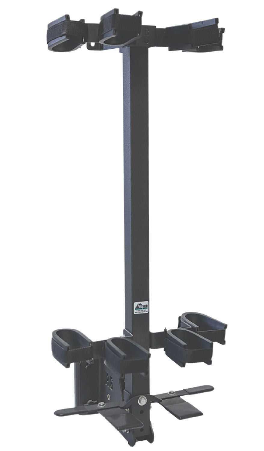 Rugged Gear 11094 Powder-Coated Steel Removeable Wall Mount 4-Gun Rifle/Shotgun