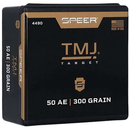 Speer 4490 TMJ .50 Caliber 300 Grain Total Metal Jacket Reloading Bullets 50/Box