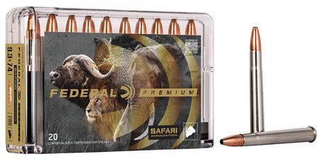 Federal 9.3x72mmR Premium Safari Cape-Shok 286 grain Swift A Frame ammunition