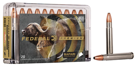 Federal .416 Remington Mag Premium Safari Cape-Shok 400 grain Swift A Frame ammunition
