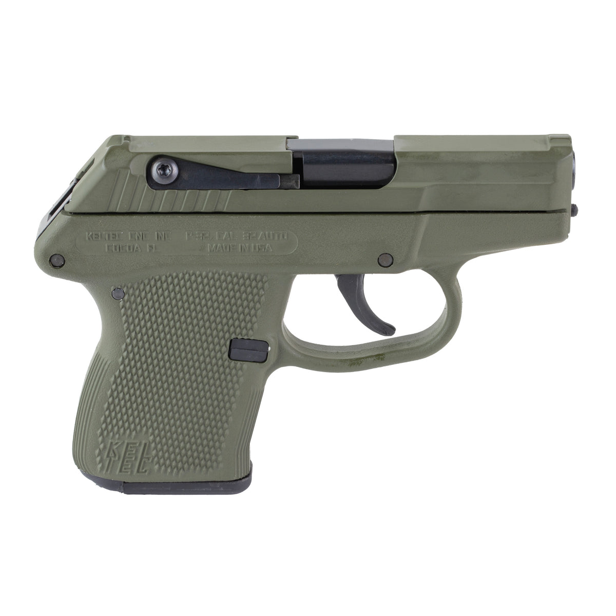 P-32 32ACP 7+1 GRN/GRN POLY GREEN SLIDE / GREEN FRAME
