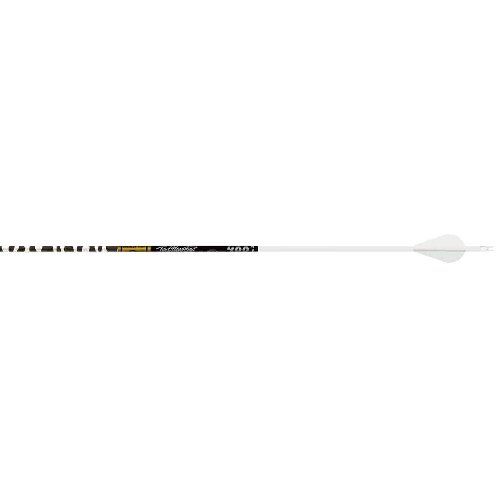 Gold Tip Ted Nugent 400 White Arrows with Raptor Vanes 6 pk.