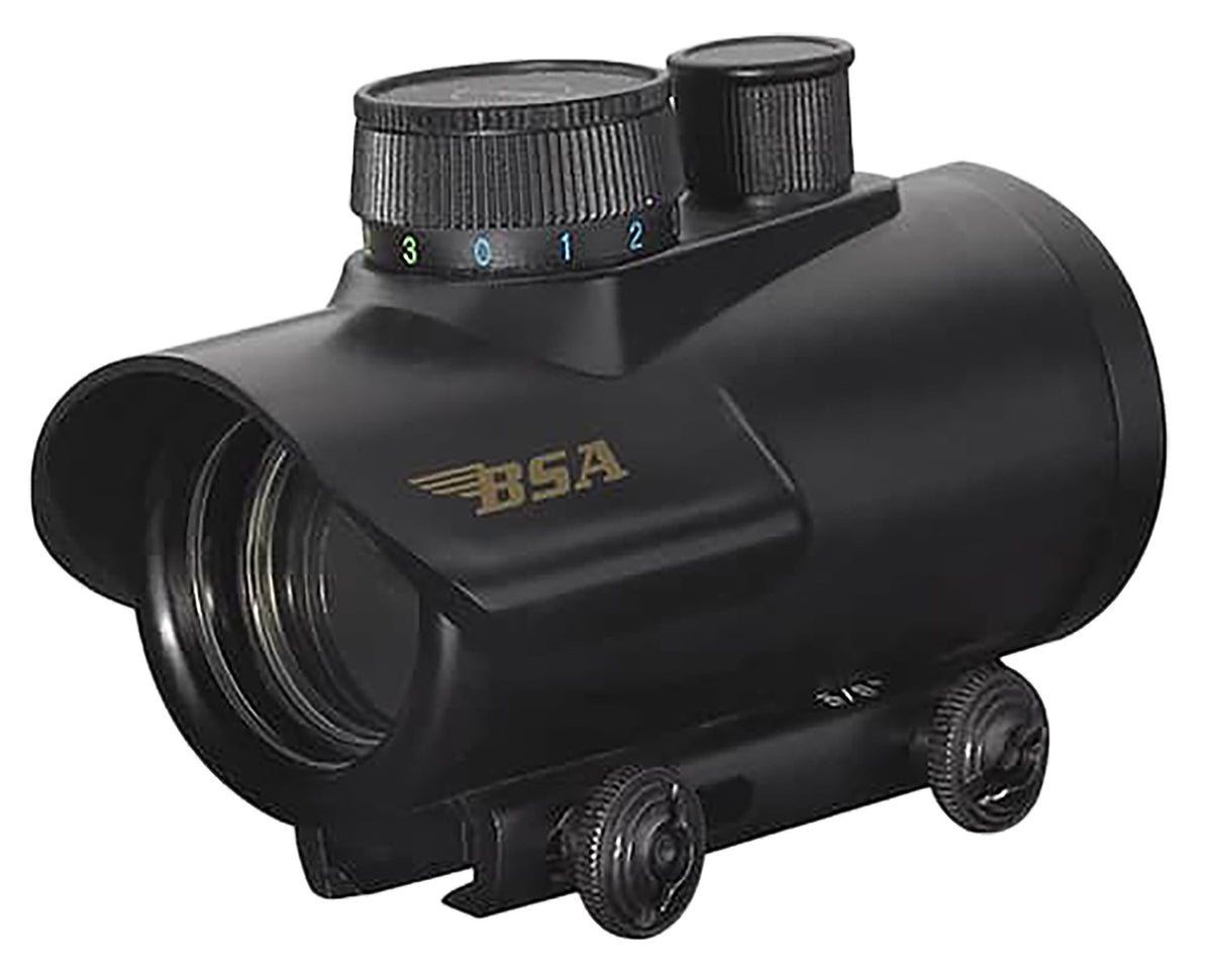 BSA 30mm Multi-Color Dot Sight Red Green Blue 1x 5 MOA Matte Black