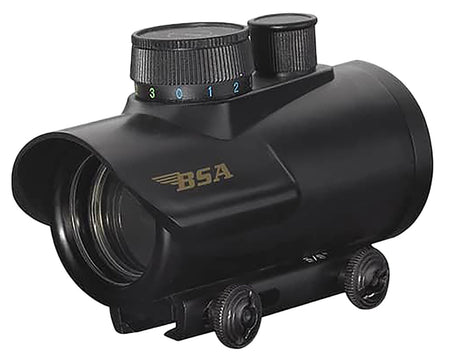 BSA 30mm Multi-Color Dot Sight Red Green Blue 1x 5 MOA Matte Black