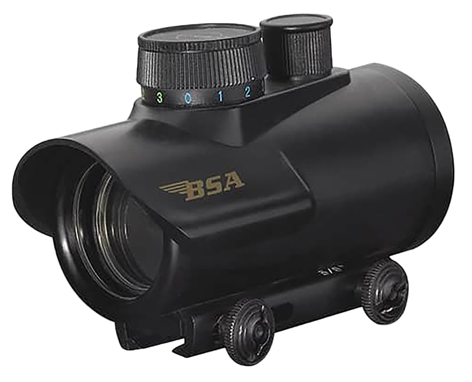 BSA 30mm Multi-Color Dot Sight Red Green Blue 1x 5 MOA Matte Black