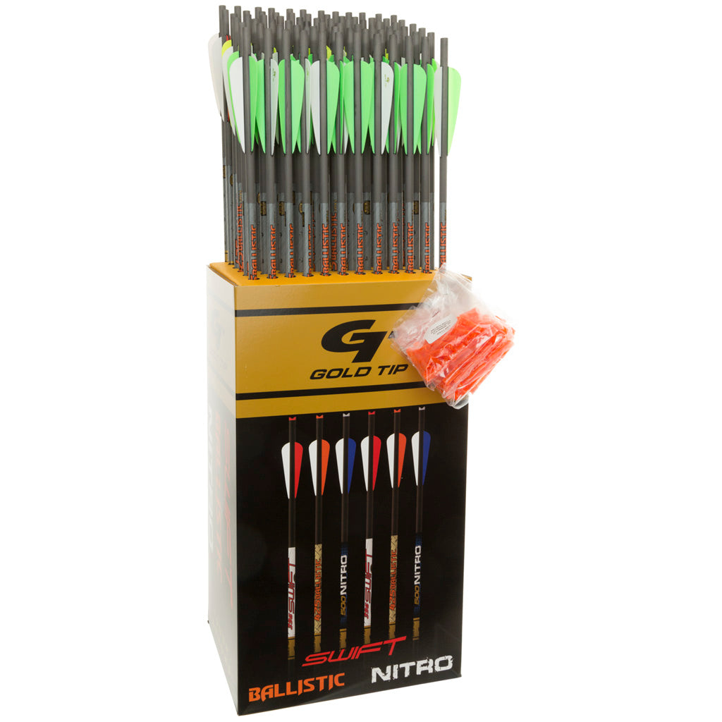 Gold Tip Ballistic Crossbow Bolts 20 in. with 4 in. Vanes 72 pk.
