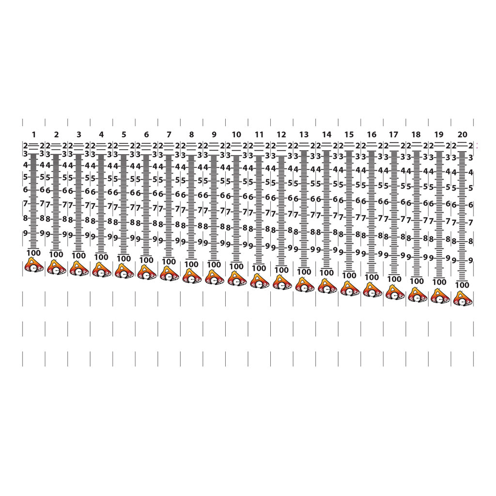 Axcel AccuTouch Archery Sight Tape Set 40 Different Yardage Scales