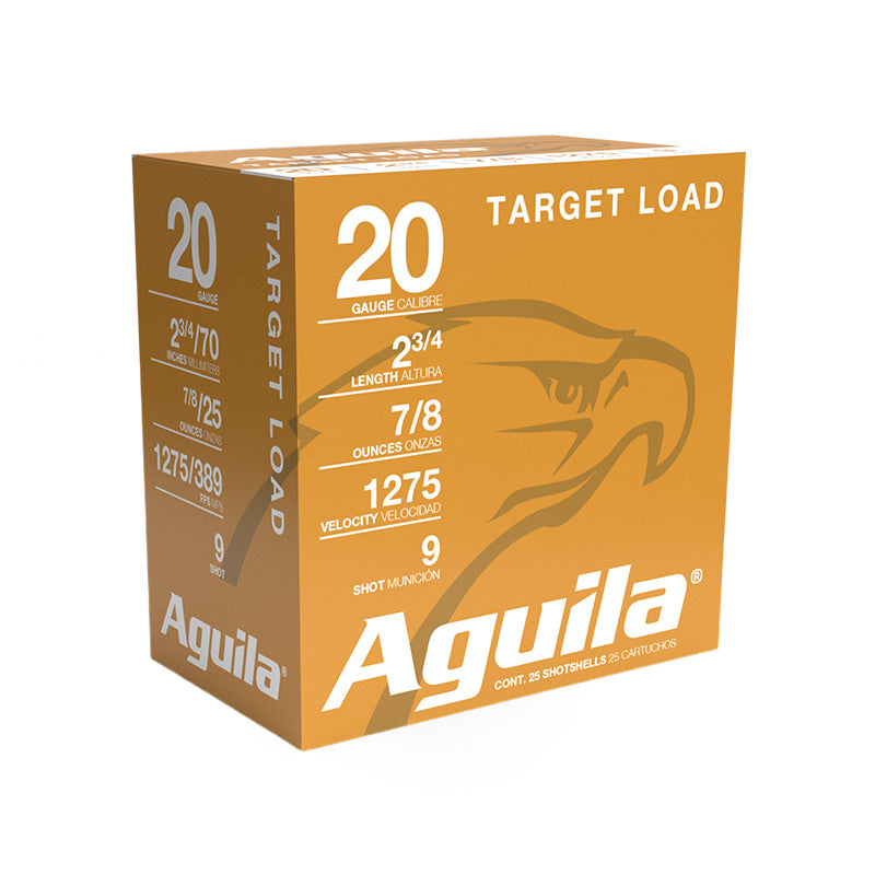 Aguila 20 Gauge Shotgun Ammo Competition 2.75 in 7/8 oz #9