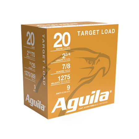 Aguila 20 Gauge Shotgun Ammo Competition 2.75 in 7/8 oz #9