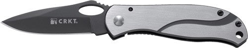 CRKT Pazoda 2.625" Hollow Modified Clip Blade Fine Edge Black Pocket Knife