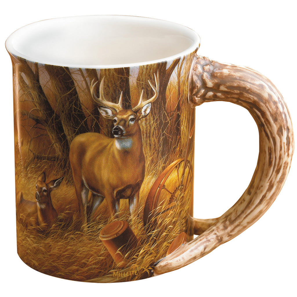 Wild Wings Sculpted Whitetail Mug Rustic Retreat