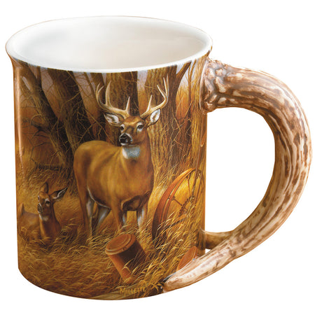 Wild Wings Sculpted Whitetail Mug Rustic Retreat