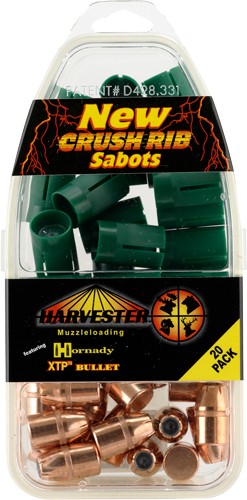 Harvester XTP .50 Caliber 240 Grain .430 Hornady XTP Muzzleloader Sabot 20PK
