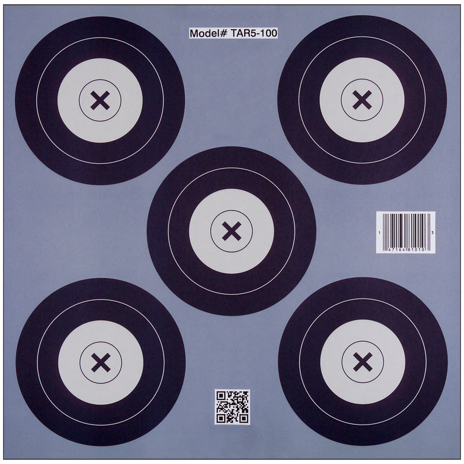 30-06 Paper Targets 5 Spot NFAA Style 100 Pack
