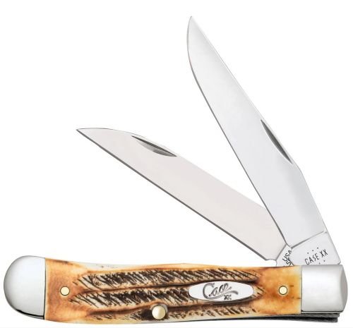 Case Knives Bone Stag Trapper 6.5 Folding Knife