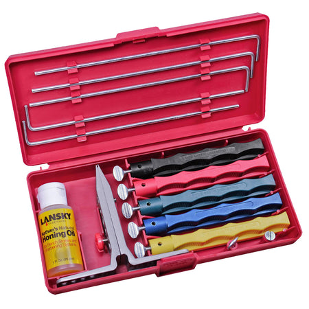 Lansky Deluxe Knife Sharpening Kit 5 Stone System