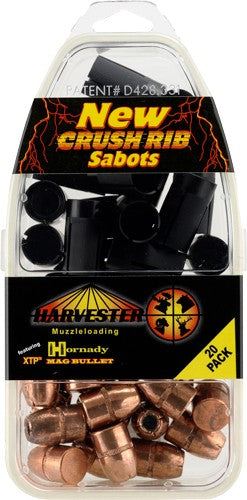 Harvester XTP .50 Caliber 240 Grain .452 Hornady XTP MAG Muzzleloader Sabot 20PK