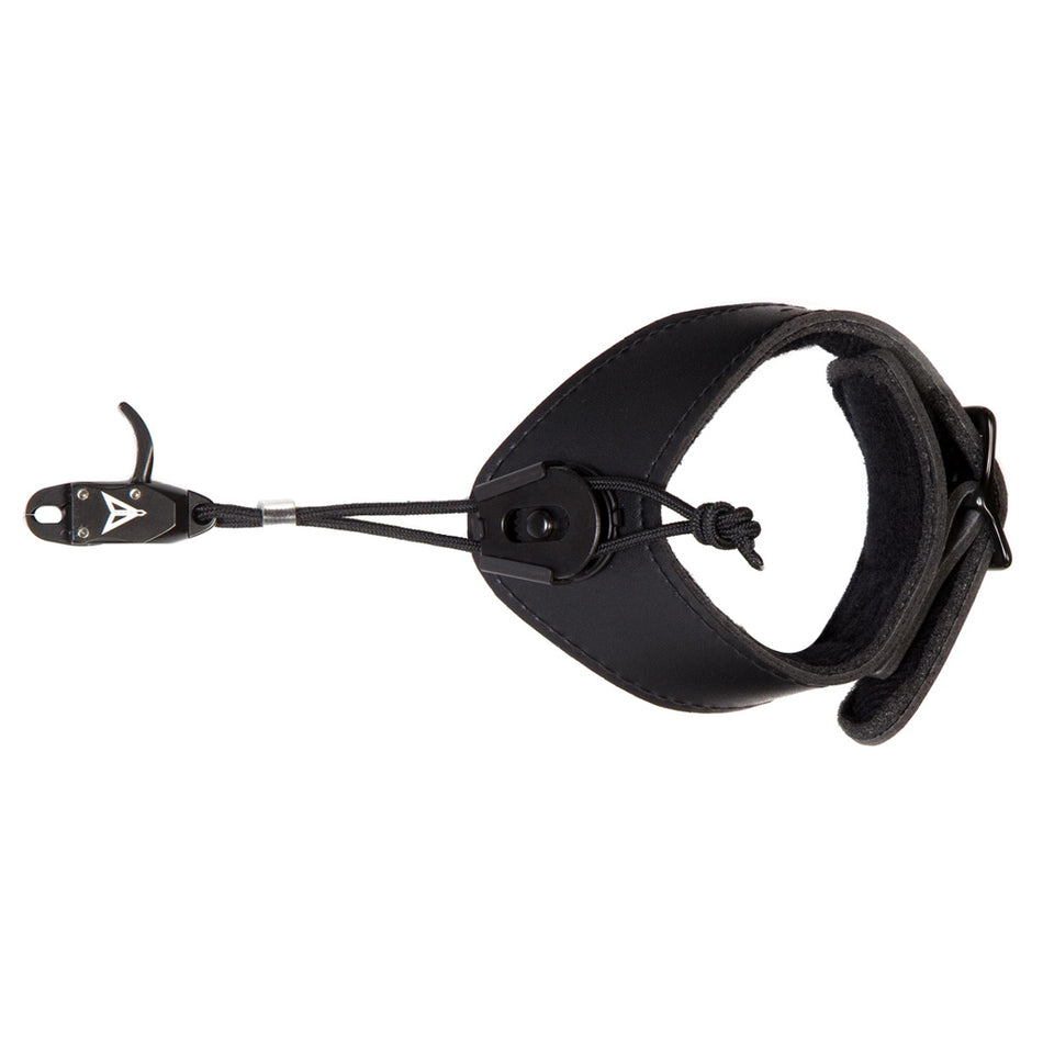 30-06 Black Horse Bow Release with Leather Strap Black