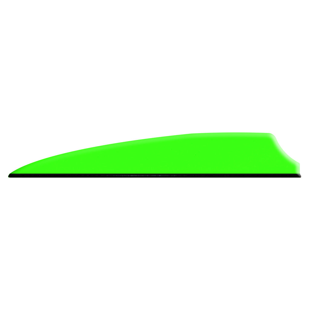 Q2i Fusion X-II 3 in. Neon Green Multi-Purpose Vanes 100 pk.