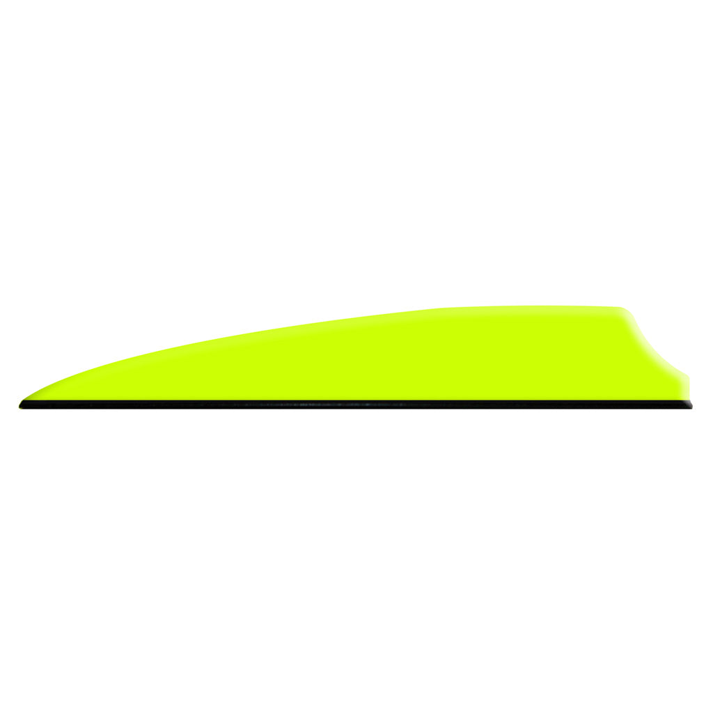 Q2i Fusion X-II 3 in. Neon Yellow Multi-Purpose Vanes 100 pk.