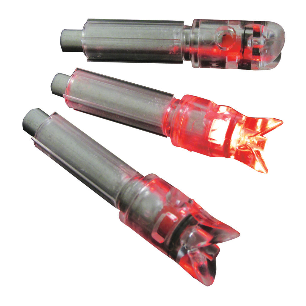 GWS Crossbow Lighted Nocks Red 3 pk. .297-.302 I.D.