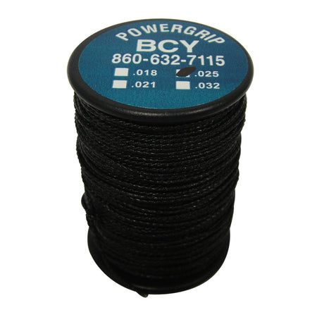 BCY Power Grip .025 Black Center Serving Spectra Nylon 50 yds.