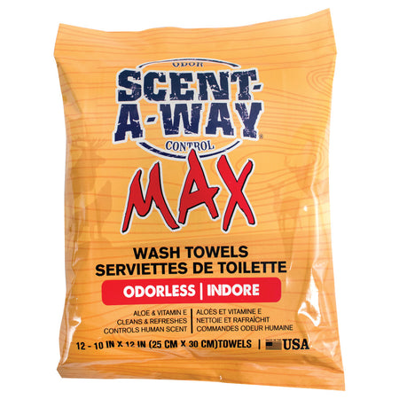Scent-A-Way Max Enzyme Wash Towels 12 Pack