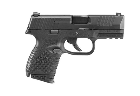 FN 66100815 509 Compact 9mm Luger 3.70" Barrel 12+1 Or 15+1, Matte Black Polymer Frame With Mounting Rail, Matte Black Stainless Steel Slide, No Manual Safety