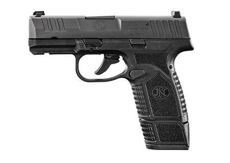 FN 66101408 Reflex Micro-Compact Frame 9mm Luger 15+1/11+1, 3.30" Black Target Crown Steel Barrel, Black PVD Serrated Steel Slide & Polymer Frame w/Picatinny Rail, Ambidextrous