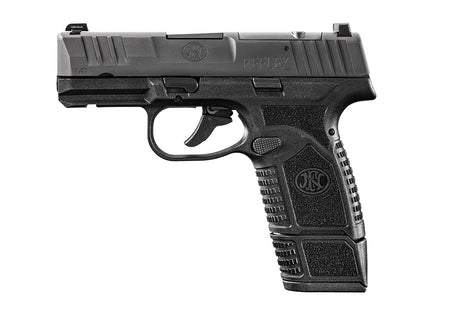 FN 66101410 Reflex MRD Micro-Compact Frame 9mm Luger 15+1/11+1, 3.30" Black Target Crown Steel Barrel, Black PVD Optic Ready/Serrated Steel Slide & Polymer Frame w/Picatinny Rail, Ambidextrous