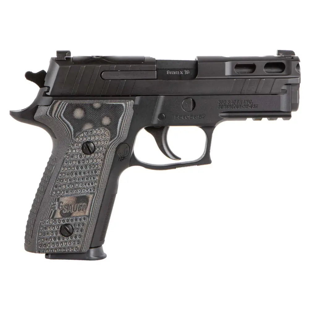 dSIG P229 PRO COMPACT 9MM PSTL HOGUE GRIP BLK DS/SA 3-15RD