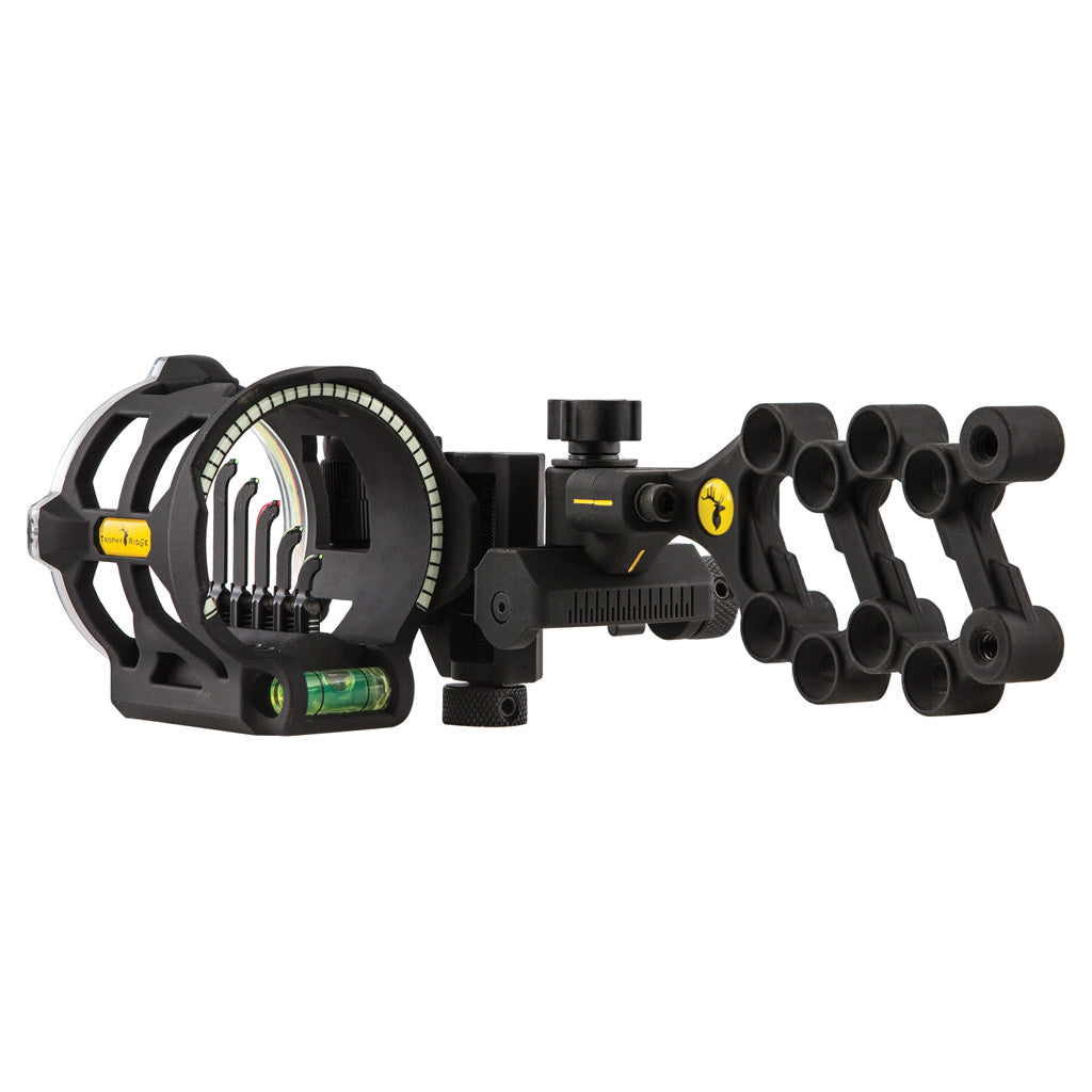 Trophy Ridge Peak 5 Pin Vertical In-Line Bow Sight .019 RH Black