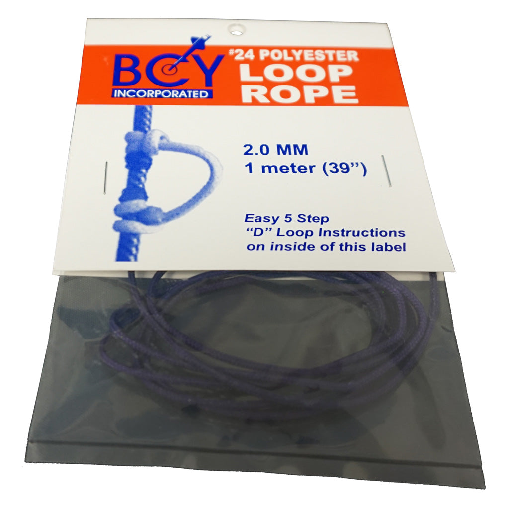 BCY 24 Archery D-Loop Material Purple 1m