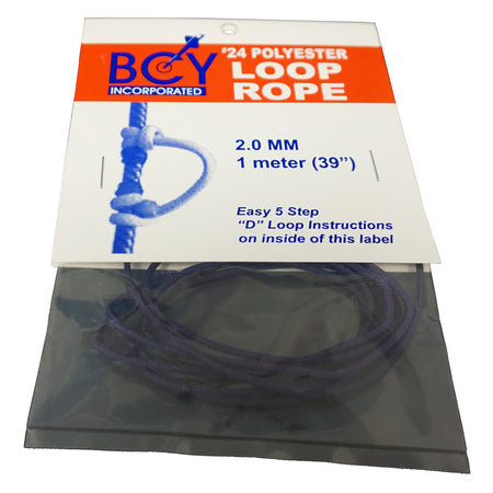BCY 24 Archery D-Loop Material Purple 1m