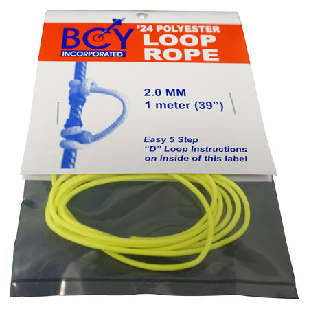 BCY 24 Archery D-Loop Material Neon Yellow 1m