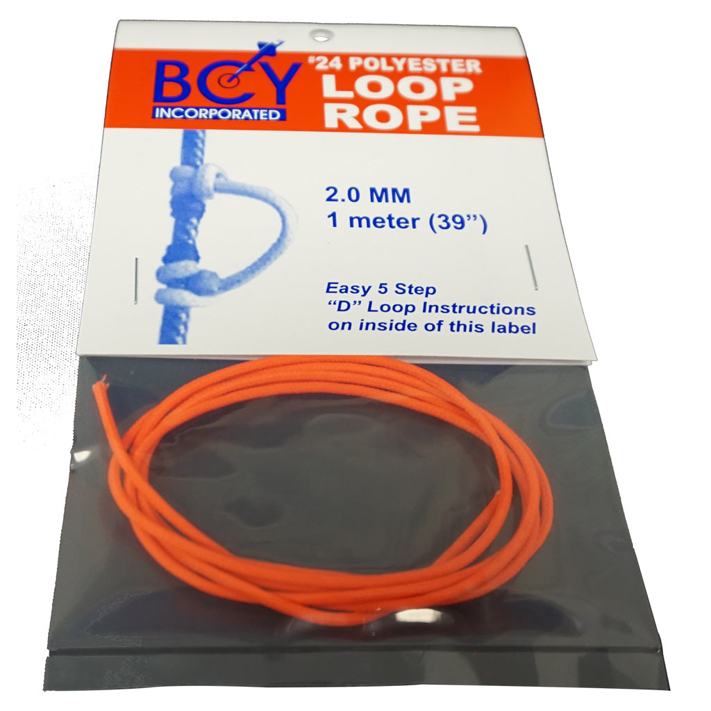BCY 24 Archery D-Loop Material Neon Orange 1m