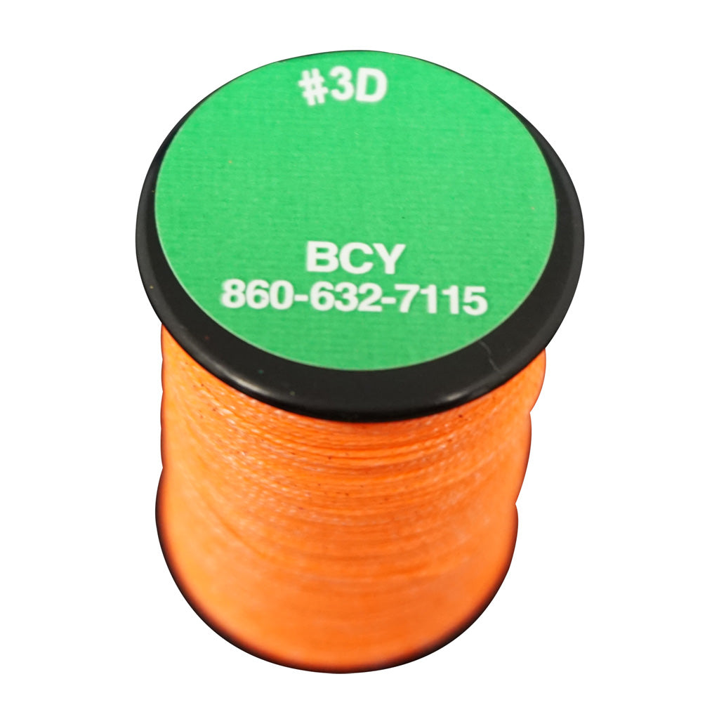 BCY 3D Bowstring End Serving Neon Orange 120 yds.