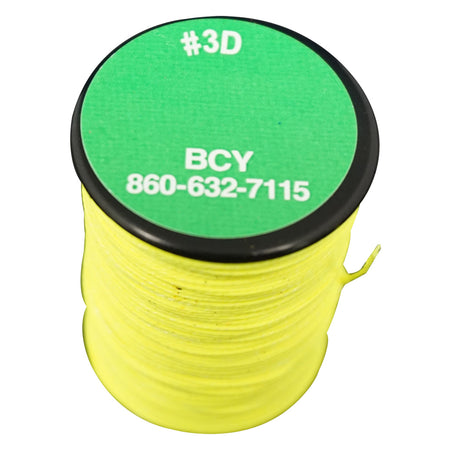 BCY 3D Bowstring End Serving Neon Yellow 120 yds.
