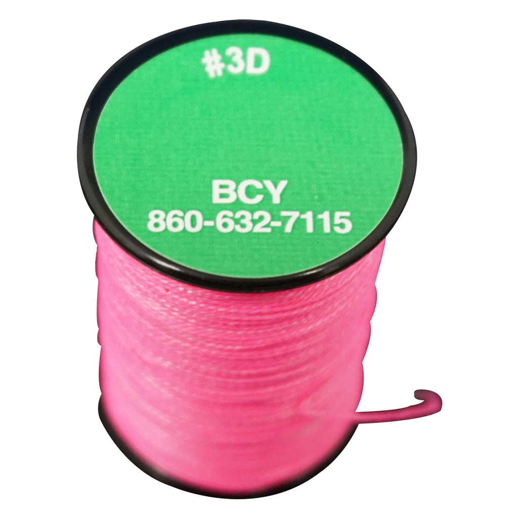 BCY 3D Bowstring End Serving Neon Pink 120 yds.