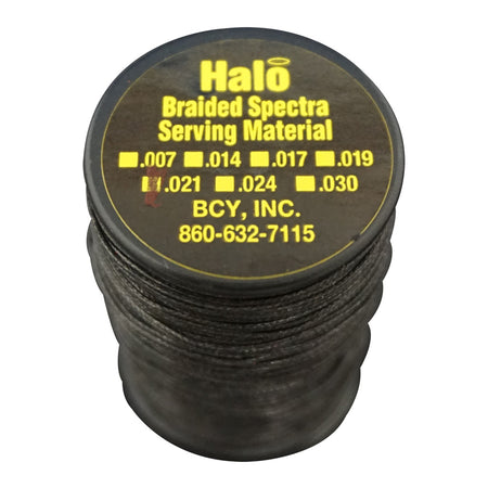 BCY Halo Spectra String Serving Black .021 75 yds.