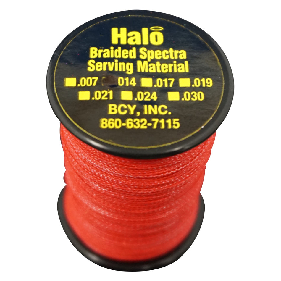 BCY Halo Spectra String Serving Red .014 120 yds.