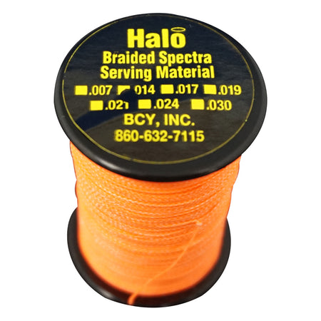 BCY Halo Spectra String Serving Neon Orange .014 120 yds.