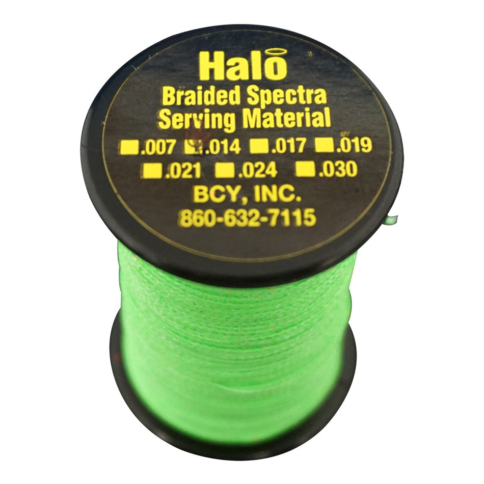BCY Halo Spectra String Serving Neon Green .014 120 yds.