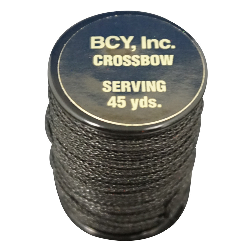 BCY Crossbow Bowstring Center Serving Material Black .030 45 yds.