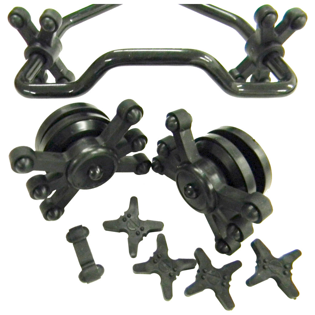 BowJax Complete Split Limb Crossbow Dampening Kit Black
