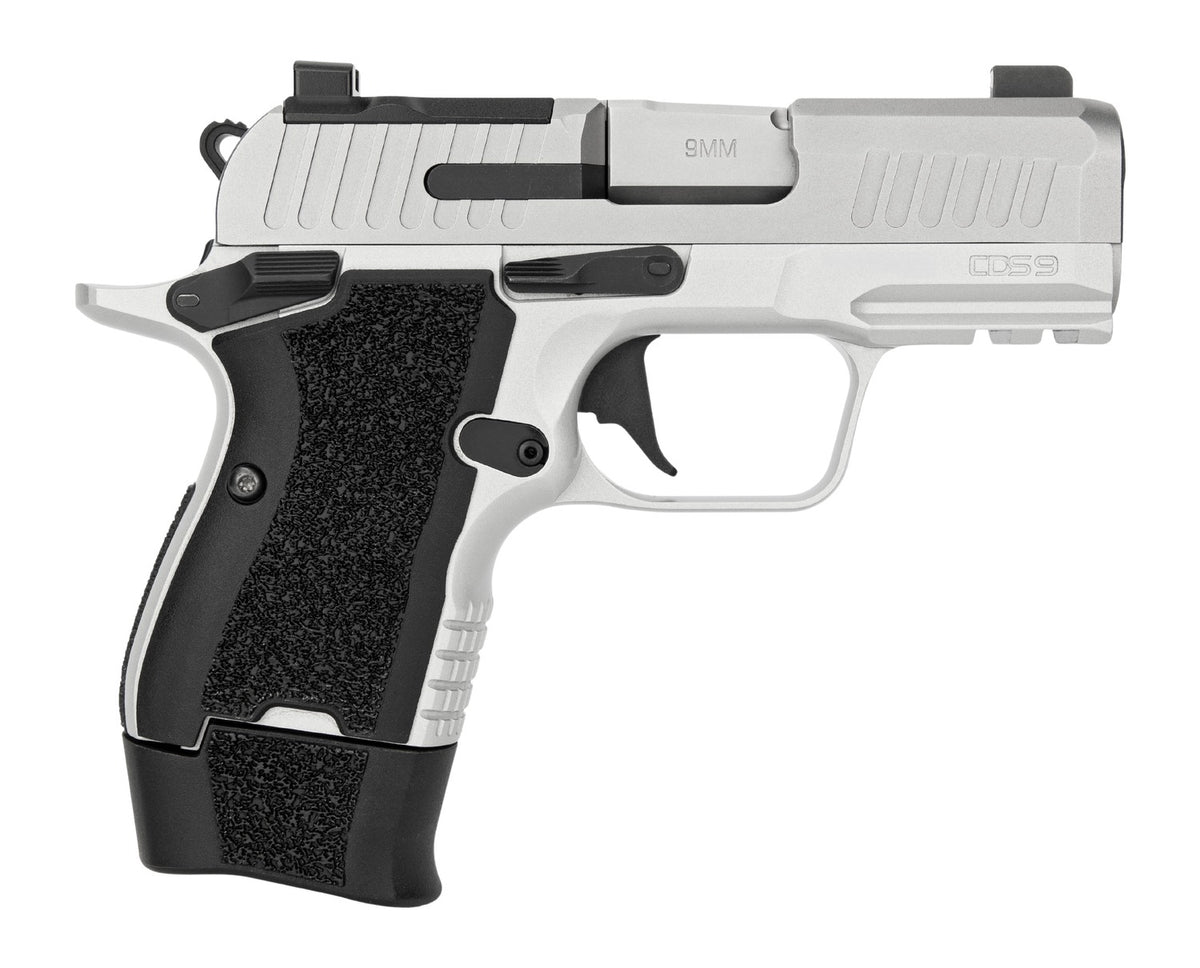 Kimber Mfg, Inc 3600007 CDS9 9mm Luger 15+1 Stainless Steel Optic Ready/Serrated Slide, Aluminum Frame w/Beavertail & Picatinny Rail, RMSc Footprint, Ambidextrous