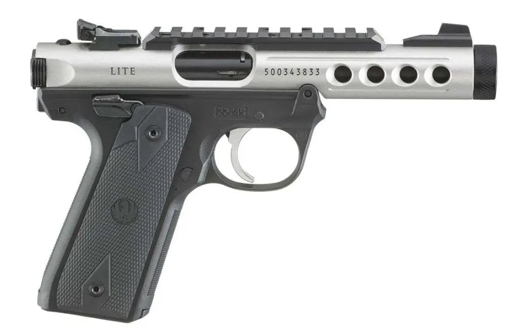 dRUGER MRK IV 22/45 LTE 22LR 4.4" CLR ANODZD BLK GRP ADJ SGHT 10RD