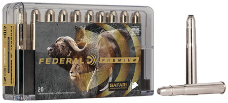 Federal .470 Nitro Express Premium Safari Cape-Shok 500 grain Trophy Bonded Bear Claw ammunition
