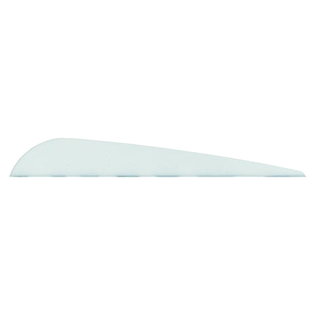 Bohning White Bronco Arrow Vanes 4" – 100 Count