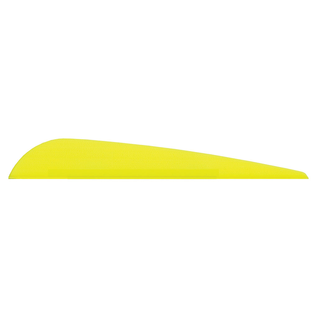 Bohning Neon Yellow Bronco Arrow Vanes 4" – 100 Count